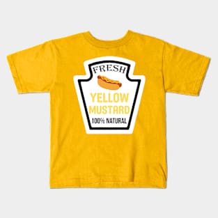 Halloween Fresh Yellow Mustard Funny Family Matching Costume Kids T-Shirt